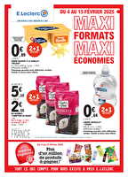 Maxi format maxi economies chez Leclerc Valable du 04 au 15 février 2025