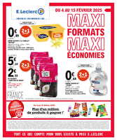 Maxi format maxi economies chez Leclerc Valable du 04 au 15 février 2025