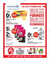 Maxi format maxi economies chez Leclerc Valable du 04 au 15 février 2025