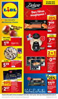 Les promos de la semaine chez Lidl Valable du 18 au 24 décembre 2024