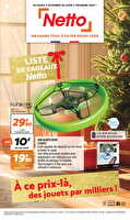 Jouets de noël des magasins Netto Valable du 05 novembre au 02 décembre 2024