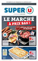 Le marché à prix bas ! spécial pot au feu et mijotés chez Super U Valable du 14 au 19 janvier 2025