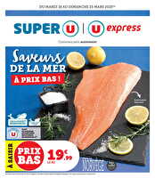 Saveurs de la mer chez Super U Valable du 18 au 23 mars 2025