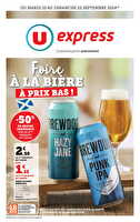 Foire à la bière ! chez U express Valable du 10 au 22 septembre 2024