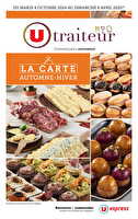 La carte automne - hiver chez U express Valable du 08 octobre 2024 au 06 avril 2025