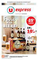 Foire à la bière chez U express Valable du 11 au 23 mars 2025