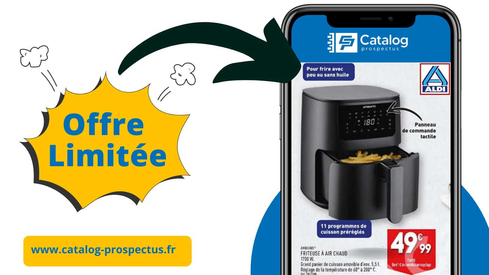 Ne ratez pas ça ! Un AirFryer pour Moins de 50€ chez Aldi – 3 Jours Seulement !