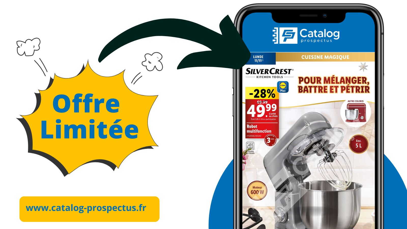 Pourquoi tout le monde veut ce robot Lidl en promo à 49,99 € ?